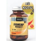 Nondo Fishcap Omega-3 3x50 Kapsül Balık Yağı