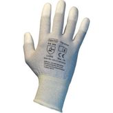Nonstat Antistatik Esd Parmak Uç Boyalı Eldiven (10 Çift) - Gri