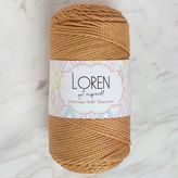 Norino Loren Polyester Soft Macrame Bej El Örgü İpi - Lm031 - 34437