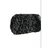 Norino Makrome İpi 3Mm Polyester Siyah Gümüş Simli
