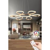 Normadia Modern Beyaz Power LED Avize, Şık ve Zarif Tasarım - Seçenek 1 - Altın