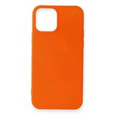 Northcity Apple İphone 12 Mini Kılıf First Silikon - Turuncu