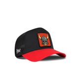 Norveç Logolu Kırmızı-Siyah Trucker Şapka