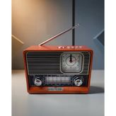 Nostaljik Radyo Saatli Fenerli Bluetooth Usb