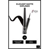 NOTE Elegant Matte Dipliner Waterproof Suya Dayanıklı - 01 Coal Black - Siyah