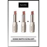 Note Iconic Matte 3'lü Mat Ruj Seti 101 -103-104