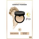 NOTE Luminous Silk Compact Powder Mat Bitişli Toz Pudra - 01 Beige