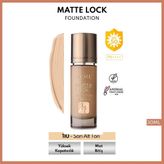 Note Matte Lock Foundation Fondöten 110 Sarı Alt Ton