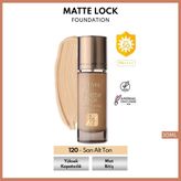 Note Matte Lock Foundation Fondöten 120 Sarı Alt Ton
