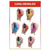 Note Nail Flawless 7'li Canlı Renkler Oje Seti