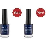 Note Nail Flawless Oje 118 Sax Blue, Mavi (2 paketi)