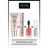 NOTE Shiny Makeup 4'lü Makyaj Seti