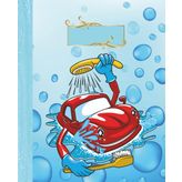 Notebook: A cute car wash themed journal notebook