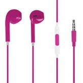 Notech iPhone 5-6 3.5 mm Pembe Mikrofonlu Kulaklık