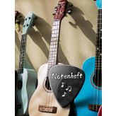 Notenbuch Gitarre Notenheft Gitarren Musikunterricht Bassgitarre Notenlinienheft Große Lineatur Gitarrenunterricht Anfänger Banjo Gitarrenbuch DIN A4 ... Mandoline Notensysteme Balalaika B06B