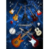Notenheft Gitarre DIN A4 Notenbuch Gitarren Musikunterricht Bassgitarre Notenlinienheft Große Lineatur Gitarrenunterricht Anfänger Banjo Gitarrenbuch ... Mandoline Notensysteme Musiker Balalaika A08A