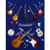 Notenheft Gitarre DIN A4 Notenbuch Gitarren Musikunterricht Bassgitarre Notenlinienheft Große Lineatur Gitarrenunterricht Anfänger Banjo Gitarrenbuch ... Mandoline Notensysteme Musiker Balalaika A12A