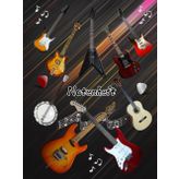 Notenheft Gitarre DIN A4 Notenbuch Gitarren Musikunterricht Bassgitarre Notenlinienheft Große Lineatur Gitarrenunterricht Anfänger Banjo Gitarrenbuch ... Mandoline Notensysteme Musiker Balalaika A14A