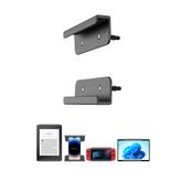 NOTMBESTM iPad Mini/ipad pro/ipad air için Tablet Duvar Montajı Samsung/Kindle/E-Okuyucu için Tablet Tutacağı iPhone için Yapışkan veya Vida ile Sabitlenmiş Duvar Telefonu Tutacağı (Siyah)