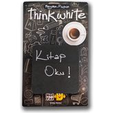 Notyaz Think White Yapışkanlı Bloknot Siyah