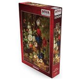 NOVA 1000 Parça Güller ve Laleler Natürmort Puzzle