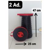 Nova 2 adet 47 cm katlanır akordiyon kamp balıkçı tabure