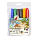 Nova Color 6 Renk Jumbo Keçeli Kalem