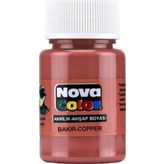 Nova Color Akrilik Boya 30 cc Bakır 4 Adet
