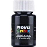 Nova Color Kumaş Boyası 35 cc Siyah - 4 Adet