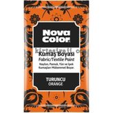 Nova Color Turuncu Kumaş Boyası Nova Color
