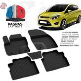 Nova Krom Ford C-Max 4d Havuzlu Paspas 2010-2019 - Siyah