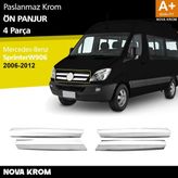 Nova Krom Mercedes Sprinter W906 Krom Ön Panjur 4 Prç 2006-2012