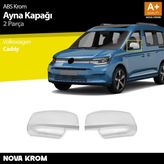 Nova Krom Vw Caddy Abs Krom Ayna Kapağı 2 Prç 2020 Üzeri