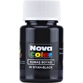 Nova NC-164 Kumaş Boyası Siyah