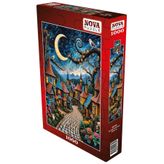 Nova Puzzle 1000 Parça Ay Işığı Kasabası Puzzle