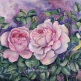 Nova Puzzle 41096 İki Pembe Gül 1000 Parça Puzzle