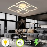 Novem Modern Plafonyer Ultra Süper Gün Işığı Ledli Avize Gün Işığı - Beyaz