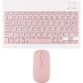 Novstrap Apple iPad Mini 2 3 4 5 6 7 Uyumlu Üretilmiş Pembe Bluetooth Klavye-Mouse
