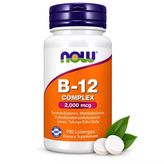 Now Vitamin B-12 Complex 2.000 Mcg - 100 Lozenges Pastil