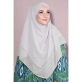 Nowa Scarf Sufle Khimar Orta Boy Tesettür Şal Bej
