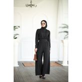 NS Moda Tesettür Ceylin Tulum Siyah-Model 558