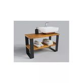 Nt Concept Ntconcept Masif Ağaç Banyo Dolabı(Hilton)(70Cm)