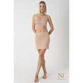NT Underwear Bambu Mini Etek Astarı, Mini Jupon - Doğal Kumaş, Modern Kalıp. - Ten - XL