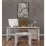 Ntconcept Kio Doğal Ahşap Üçlü Ofis ve Çalışma Odası Takımı - 85 x 140 cm