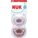 Nuk First Choice Soft %100 Silikon Damaklı 2li Emzik