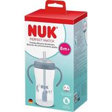 NUK PM Pipetli Alıştırma Bardağı,260ml, Mavi,Erkek