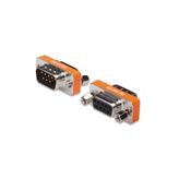 Null Modem Adaptörü, Dsub, 9-Pin, Erkek - Dsub, 9-Pin, Dişi