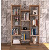 Nur Mobilya Alisa Modern Kitaplık 116 cm x 170 cm x 20 cm Yamuk Çam