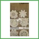 Nur store çanta 6 lı Dantel Kahve Sunumluğu 15x15 cm Asorti Desenli Şık Kahve Sunum Seti BEZOSS