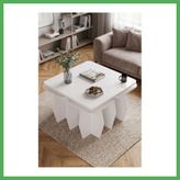 Nur store çanta Orta Sehpa Ve Zigon Sehpa 5'li Set Modern Çok Amaçlı Salon Oturma Odası Yan Sehpa 9247 Beyaz BEZOSS